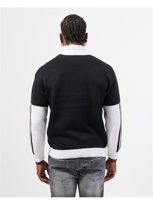 Pull homme Richmond X blanc noir RICHMOND X | UMA24051LUBLACK